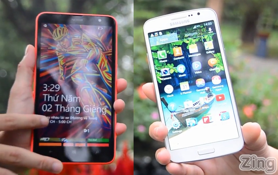 Lumia 1320 va Galaxy Grand 2 mo man thi truong di dong 2014 hinh anh