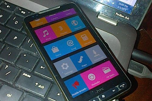 Huyen thoai HTC HD2 chay ROM cua Nokia X hinh anh