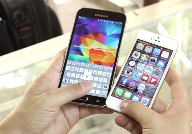 'Galaxy S5 la Android tot nhat, nhung thua iPhone 5S' hinh anh