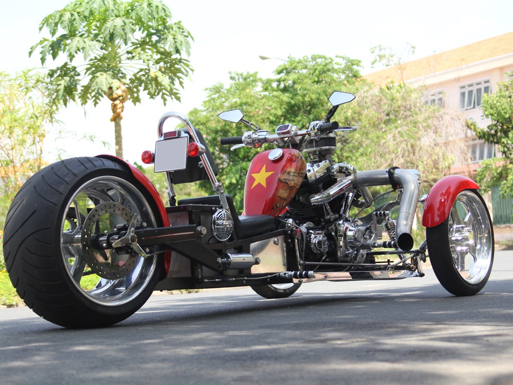 Harley-Davidson 3 banh in hinh quoc ky Viet Nam hinh anh