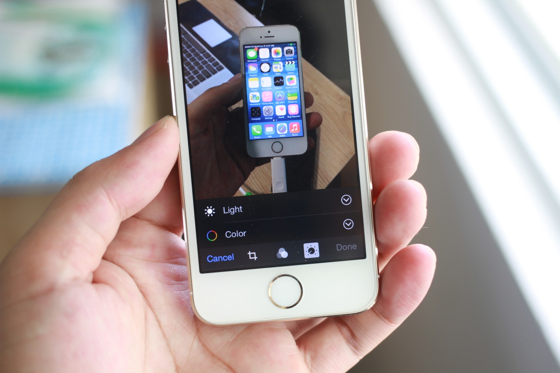 Dung thu iOS 8 beta tren iPhone 5S tai VN hinh anh