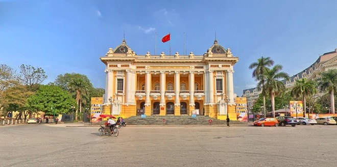 Nhom ban tre choi anh Google Street View o Viet Nam hinh anh