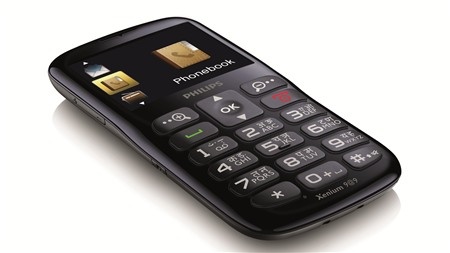 Dien thoai cho nguoi gia cua Philips quay lai VN hinh anh