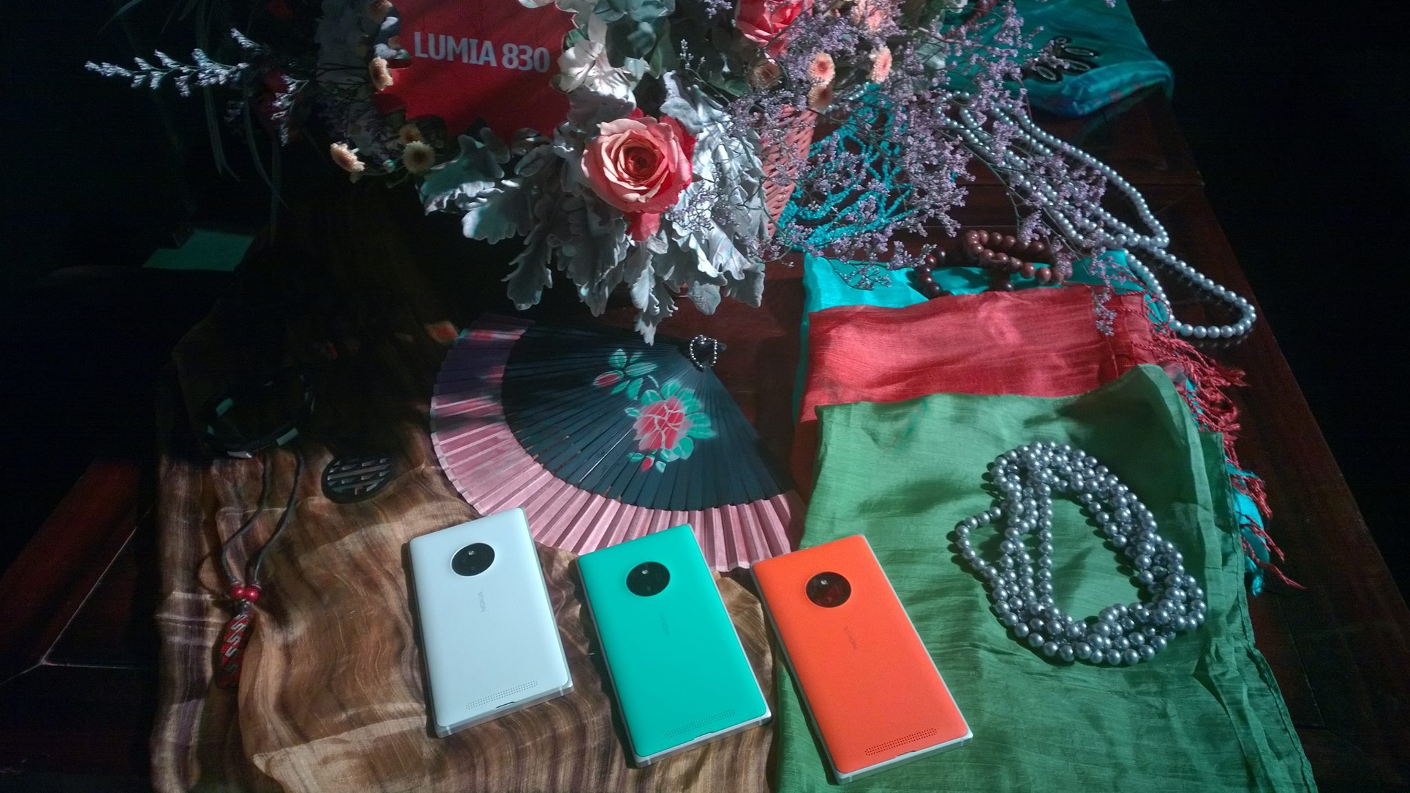 Hình ảnh Lumia 830 tại sự kiện. Ảnh: Khoa Nguyễn.