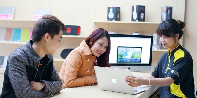 Apple khai truong trung tam bao hanh iService tai Ha Noi hinh anh