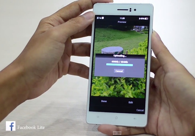 Dung thu va xem toc do cua Facebook Lite hinh anh