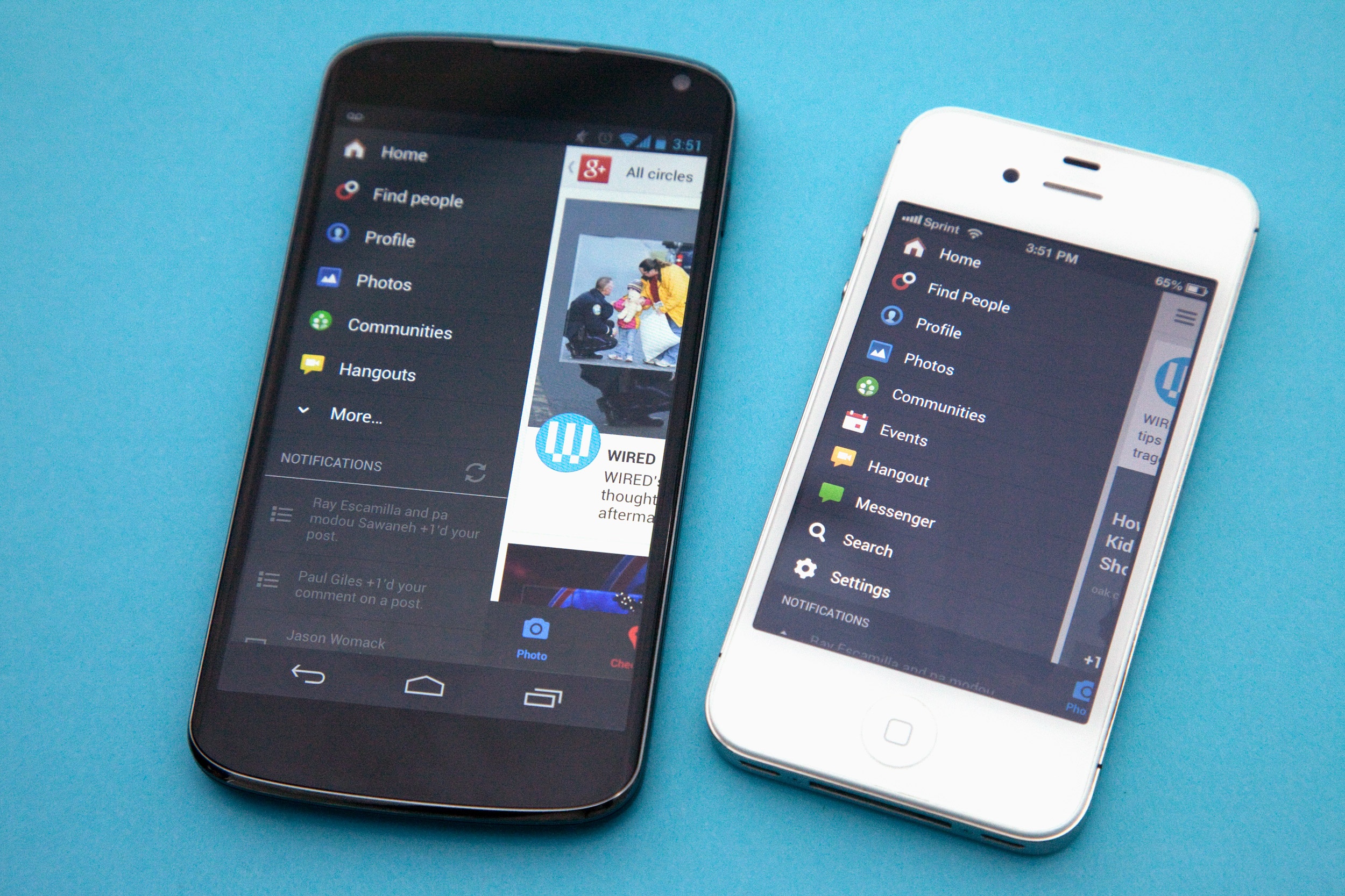 Tao slide anh bang Google+ tren dien thoai Android hinh anh