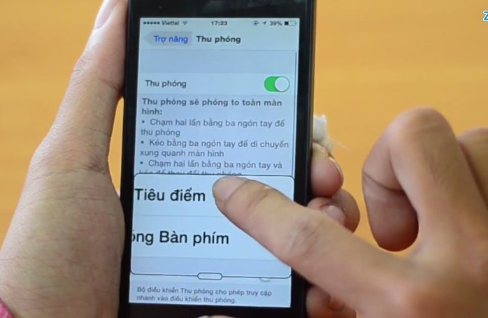 Cach phong to man hinh tren iPhone hinh anh