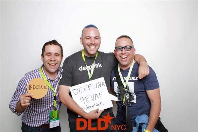Ba nhà đồng sáng lập Deeplink Deeplink Noah Klausman, Itamar Weisbrod và Avi Elias.