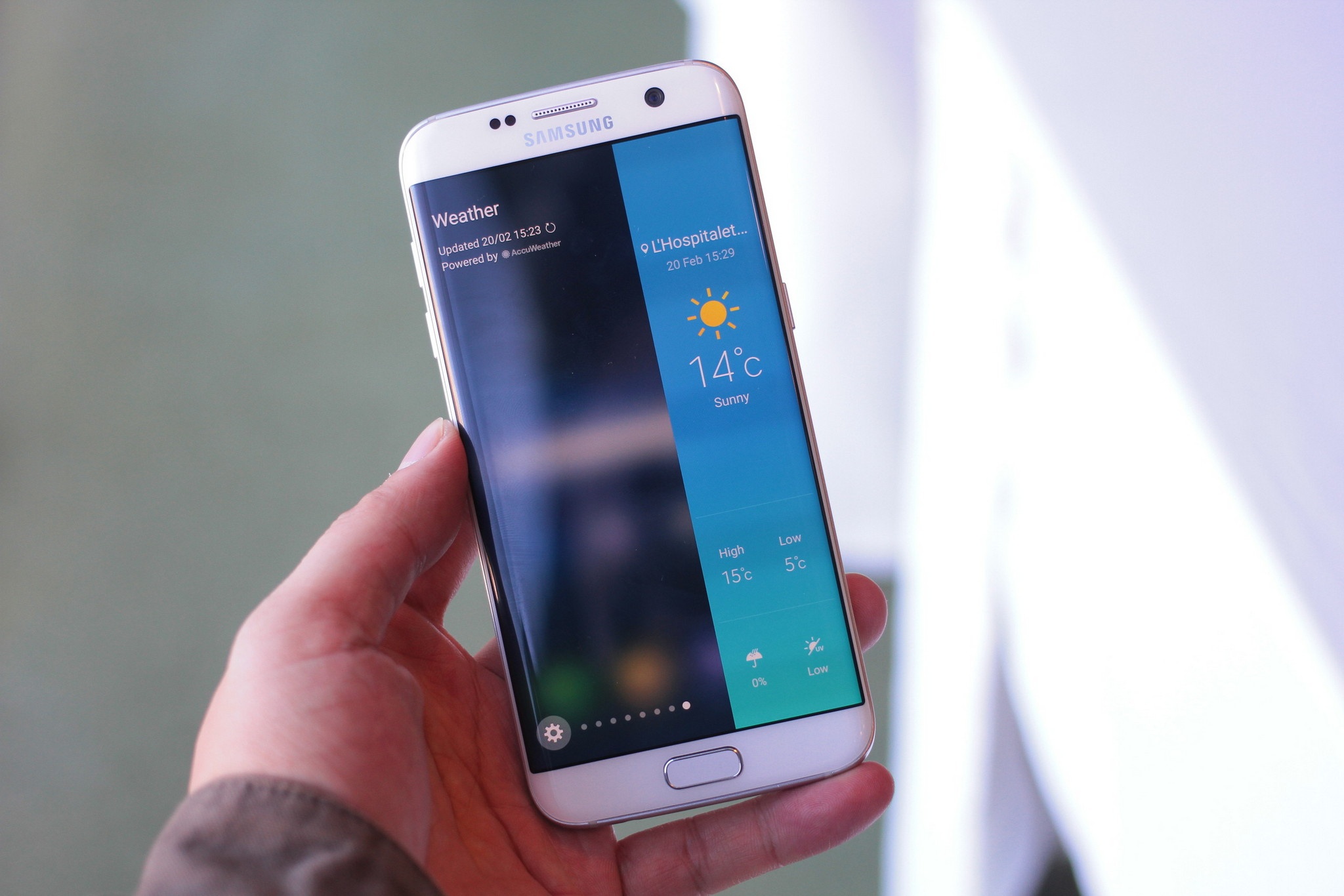 Anh, video thuc te Galaxy S7 edge voi man hinh cong 2 mat hinh anh