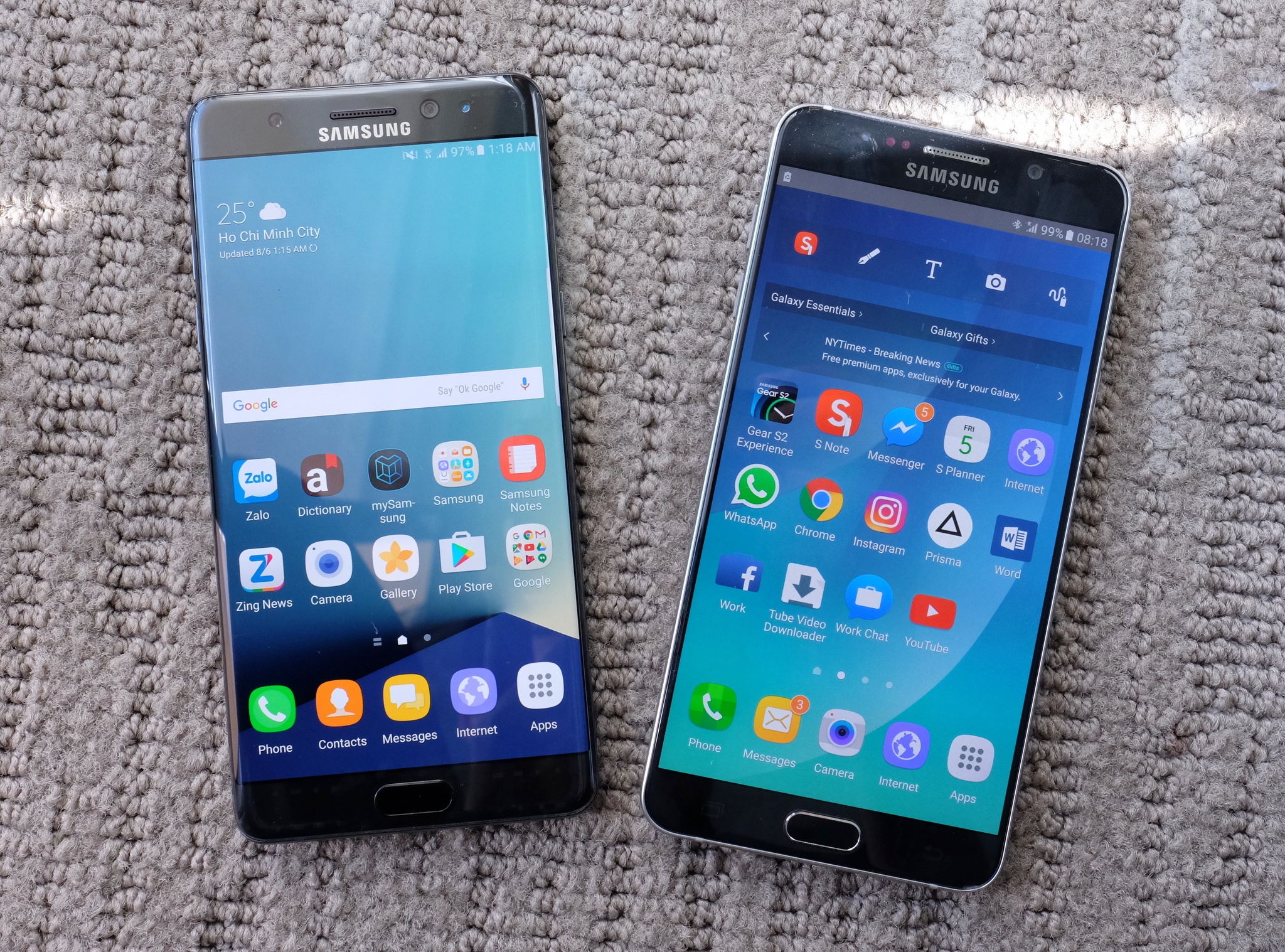 Samsung Galaxy Note 7 so Galaxy Note 5 anh 15