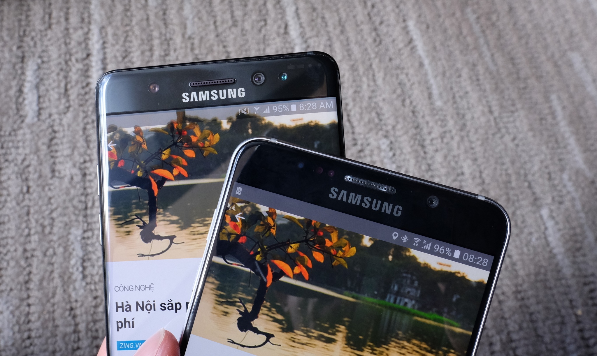 Samsung Galaxy Note 7 so Galaxy Note 5 anh 4