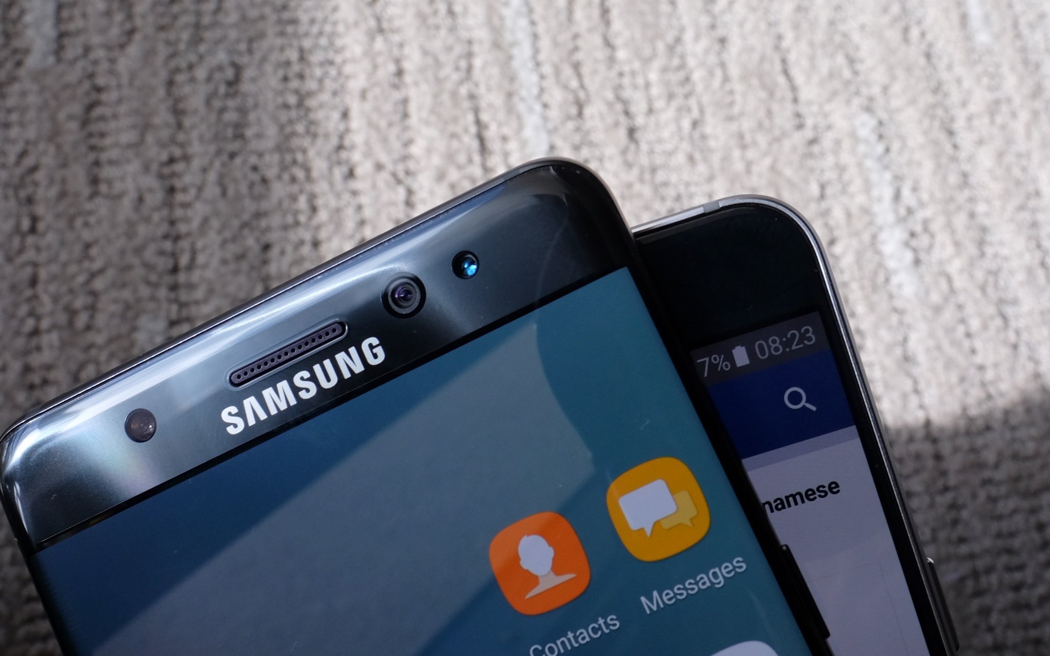 Samsung Galaxy Note 7 so Galaxy Note 5 anh 5