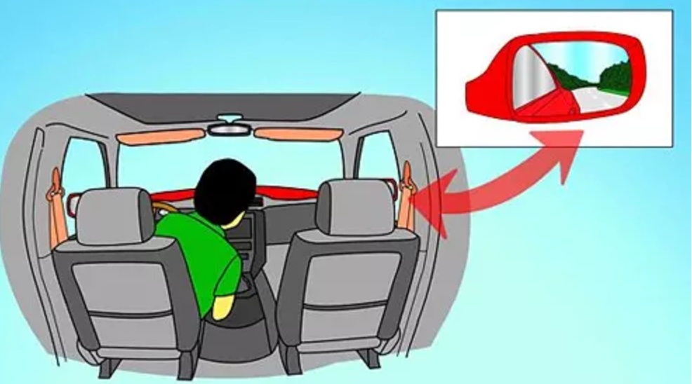 Cách chỉnh gương xe ôtô ảnh 2 Cach chinh guong xe oto anh 2