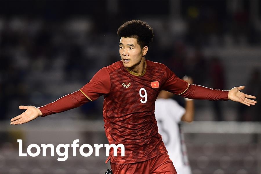 Cach Duc Chinh ghi ban o SEA Games 30 hinh anh