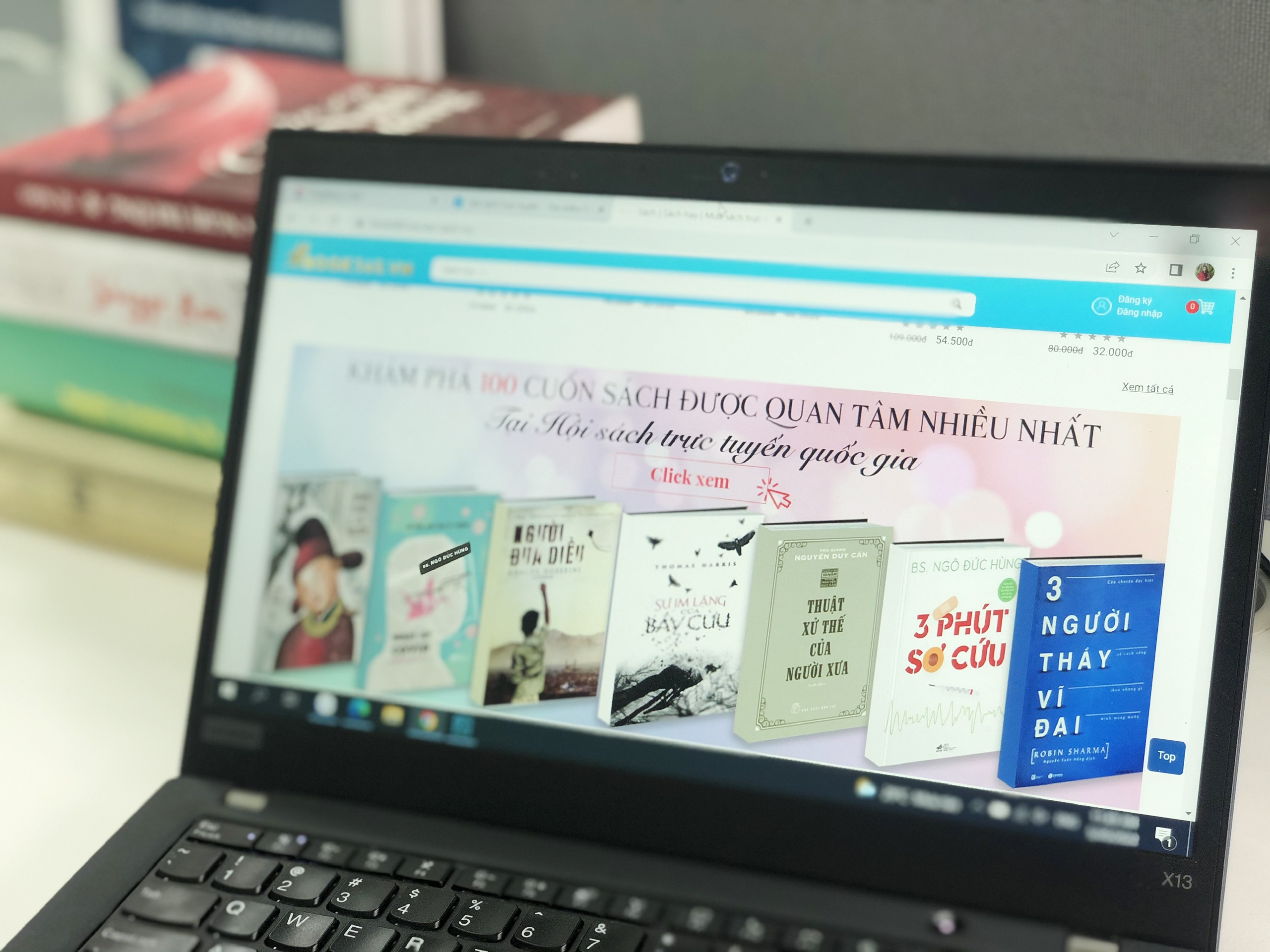 Tro gia sach toi 80% tren Book365 hinh anh