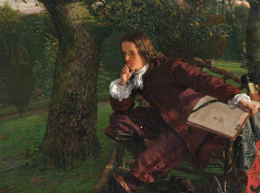 Noi co don cua Isaac Newton khi me di buoc nua hinh anh