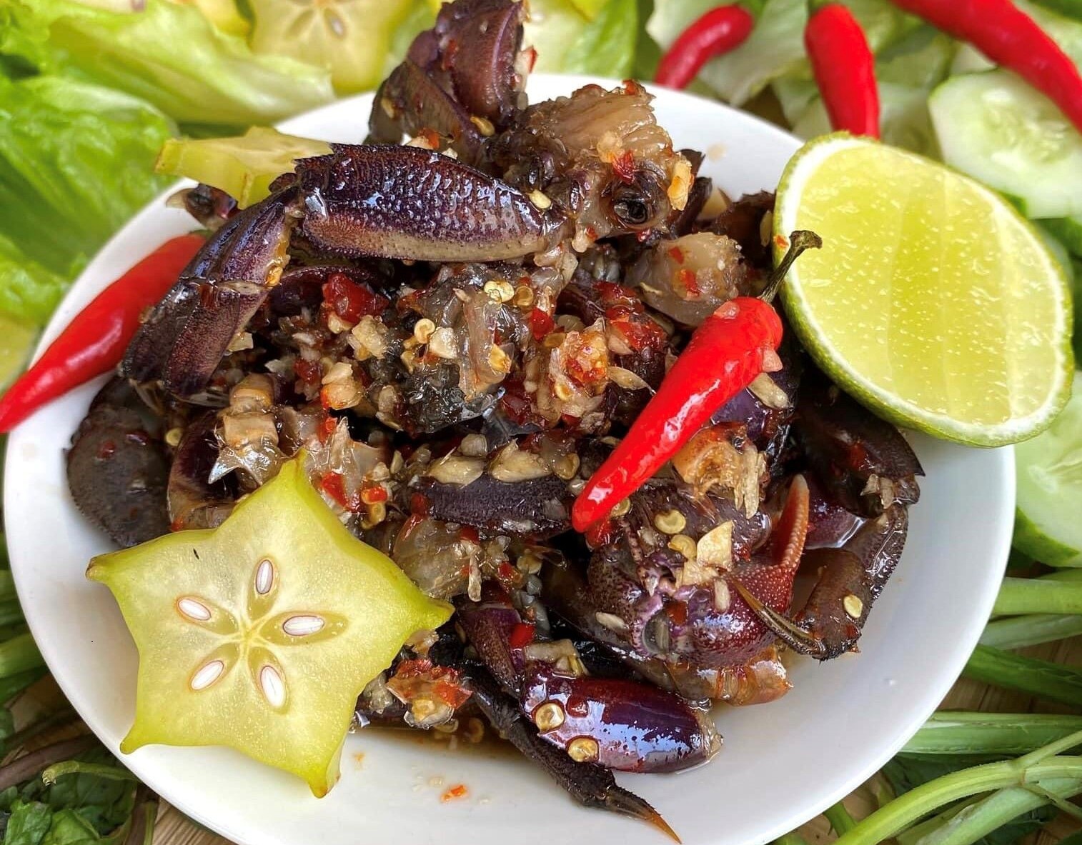 Huong vi mam ba khia o troi Tay hinh anh