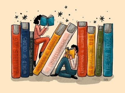 Chung ta dang doc sach de lam gi hinh anh