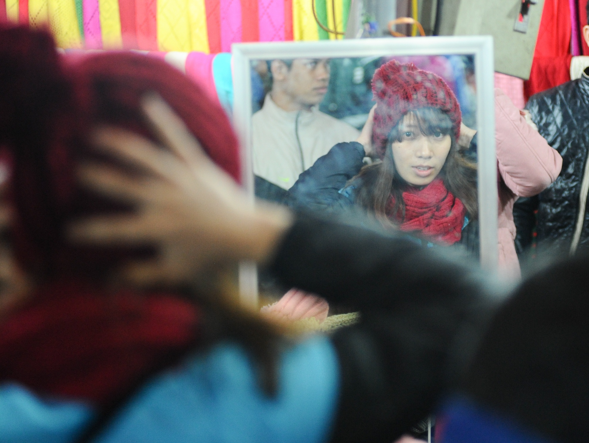 Mũ len các loại chỉ có một giá 80 nghìn đồng.