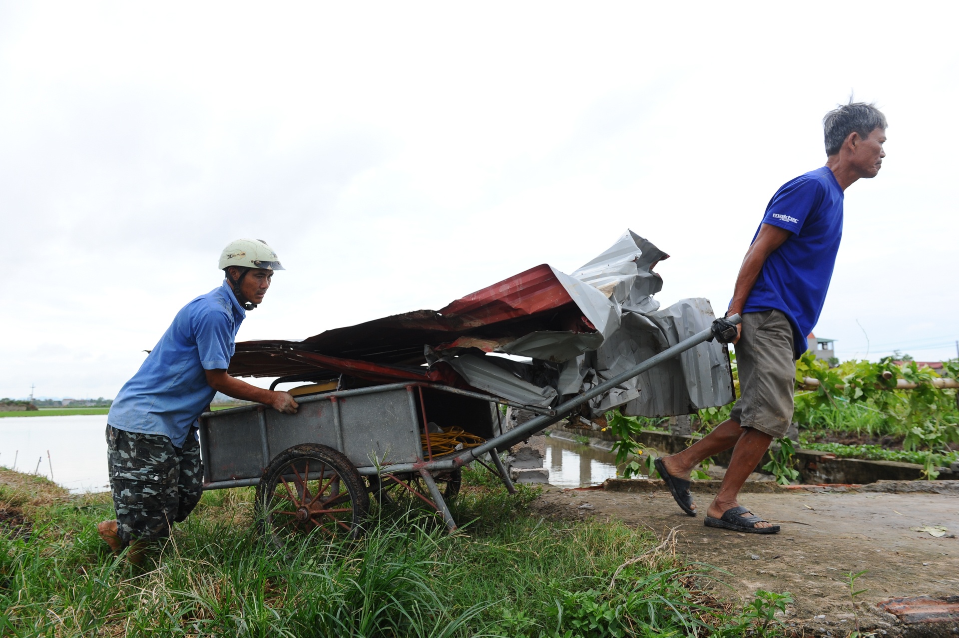 Nam Dinh tan hoang sau bao anh 6