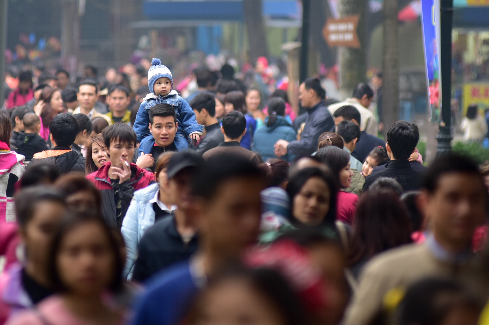 Nguoi dan Ha Noi, Sai Gon un un di choi Tet hinh anh