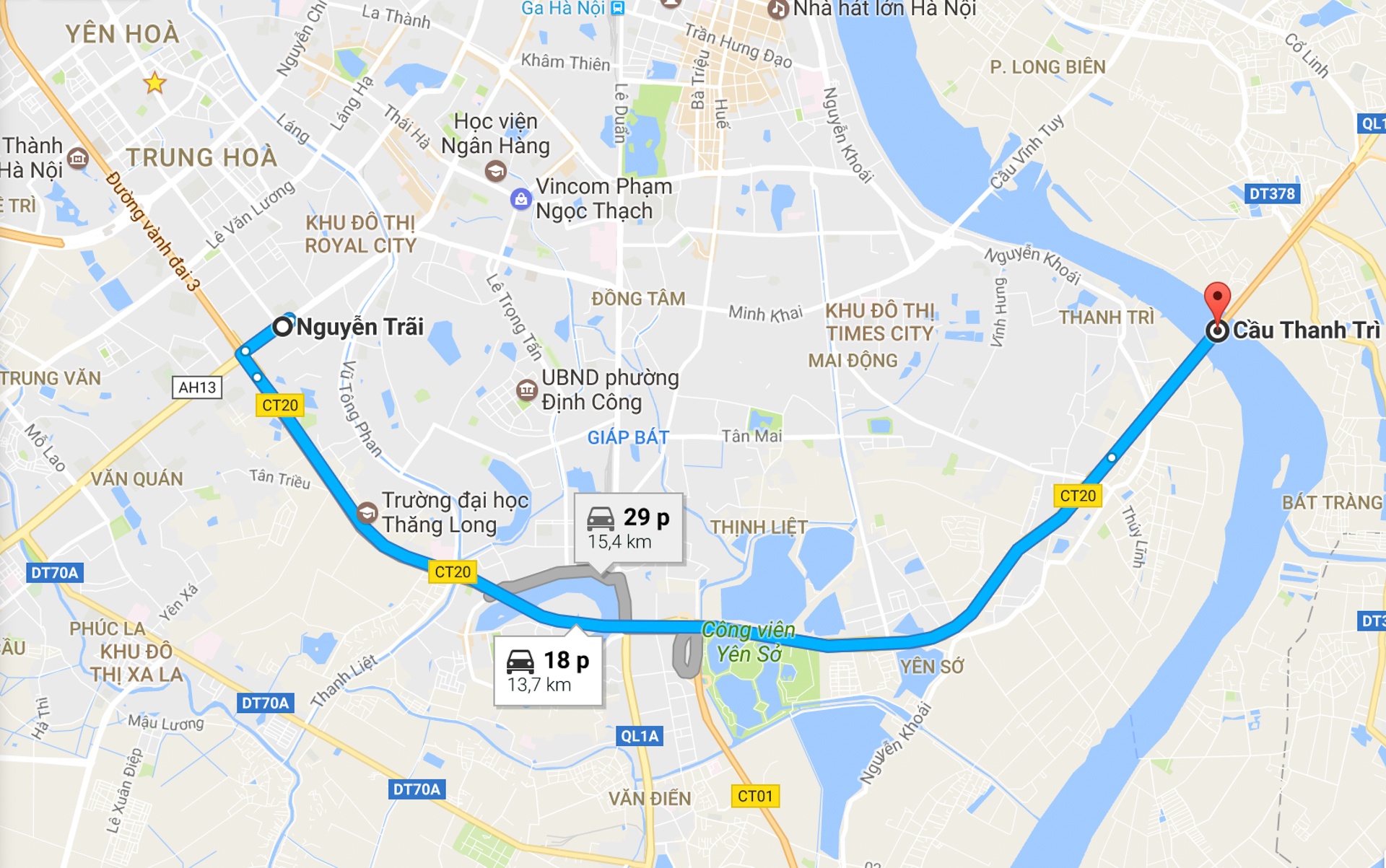 duong vanh dai 3 tren cao anh 10