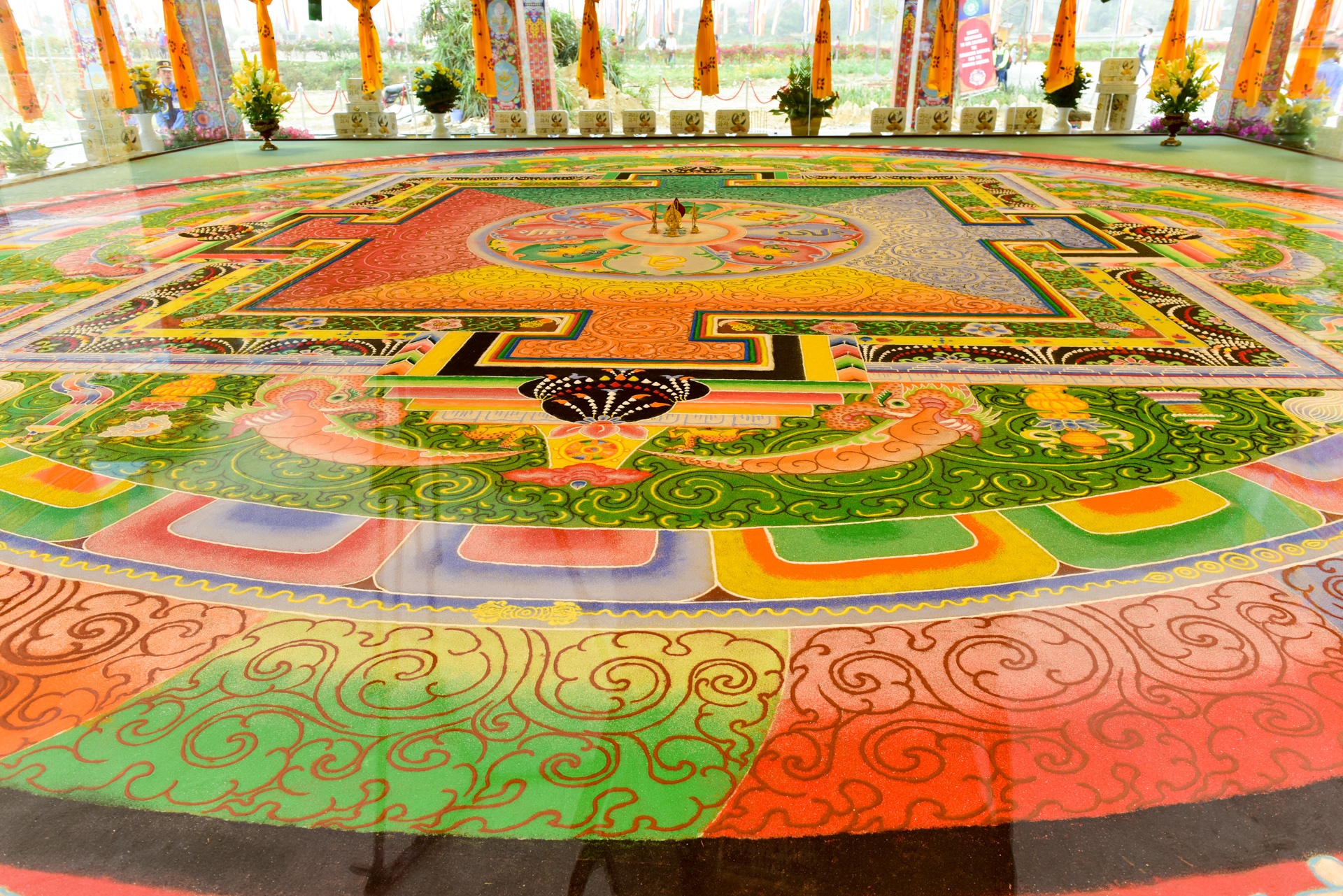 tranh Mandala lon nhat Viet Nam anh 2