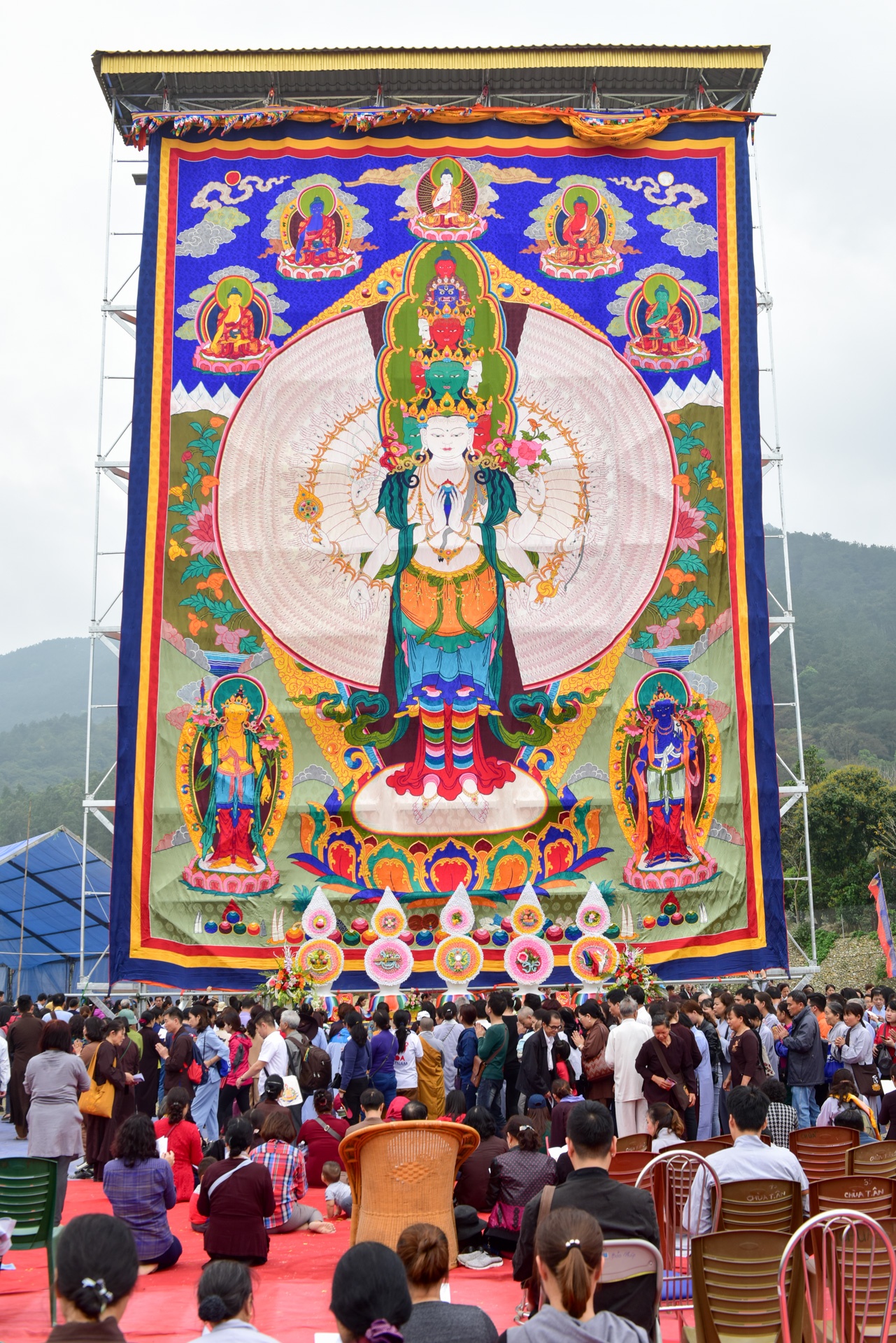 tranh Mandala lon nhat Viet Nam anh 10