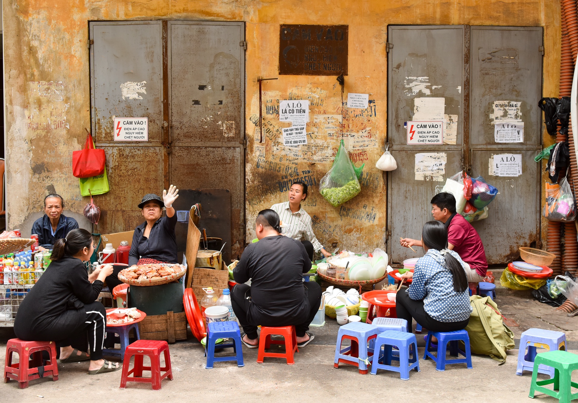 cho dong xuan xuong cap anh 10