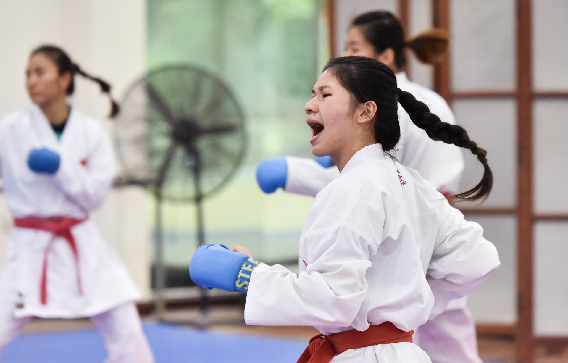 Nu van dong vien karate anh 10