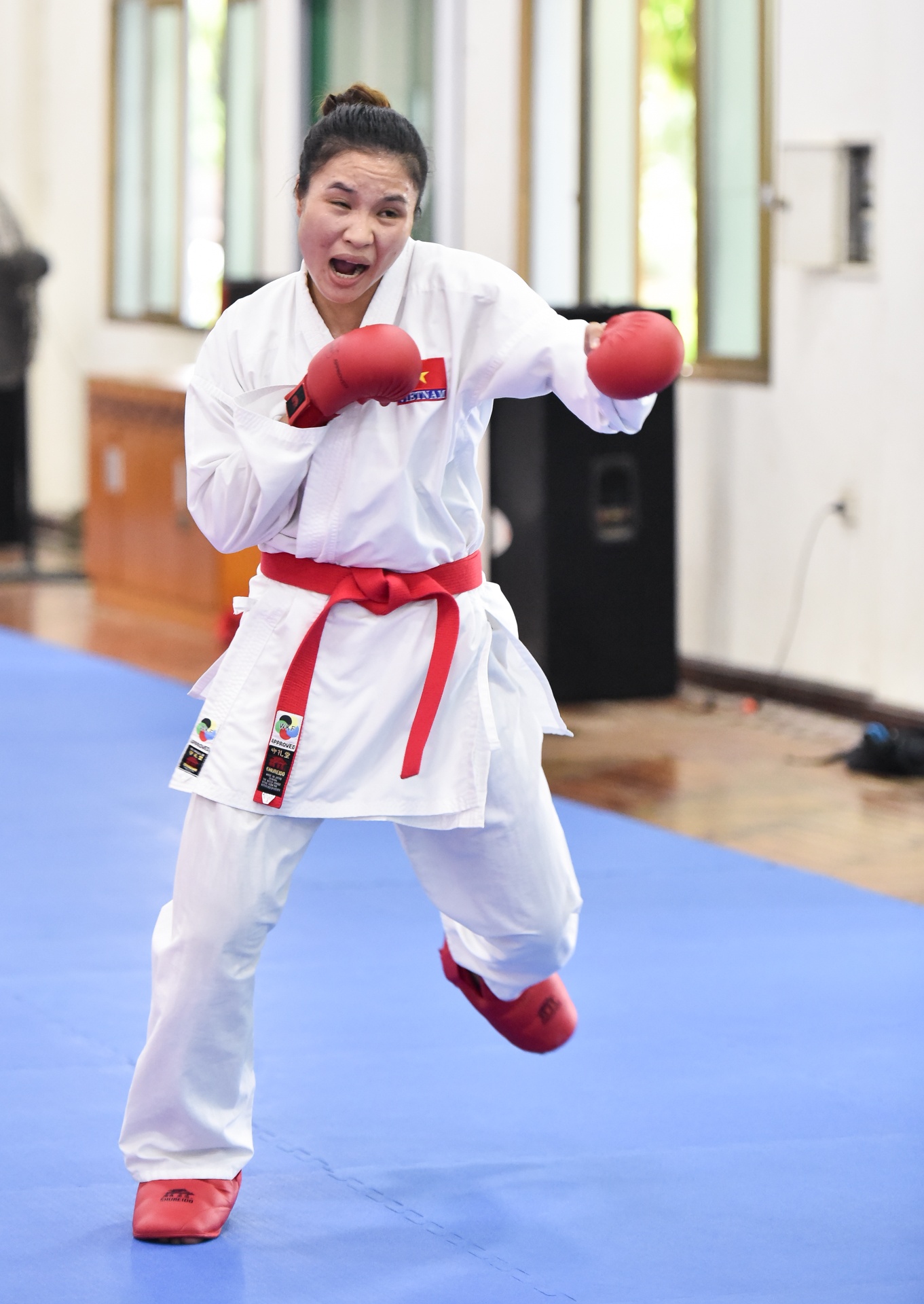 Nu van dong vien karate anh 7