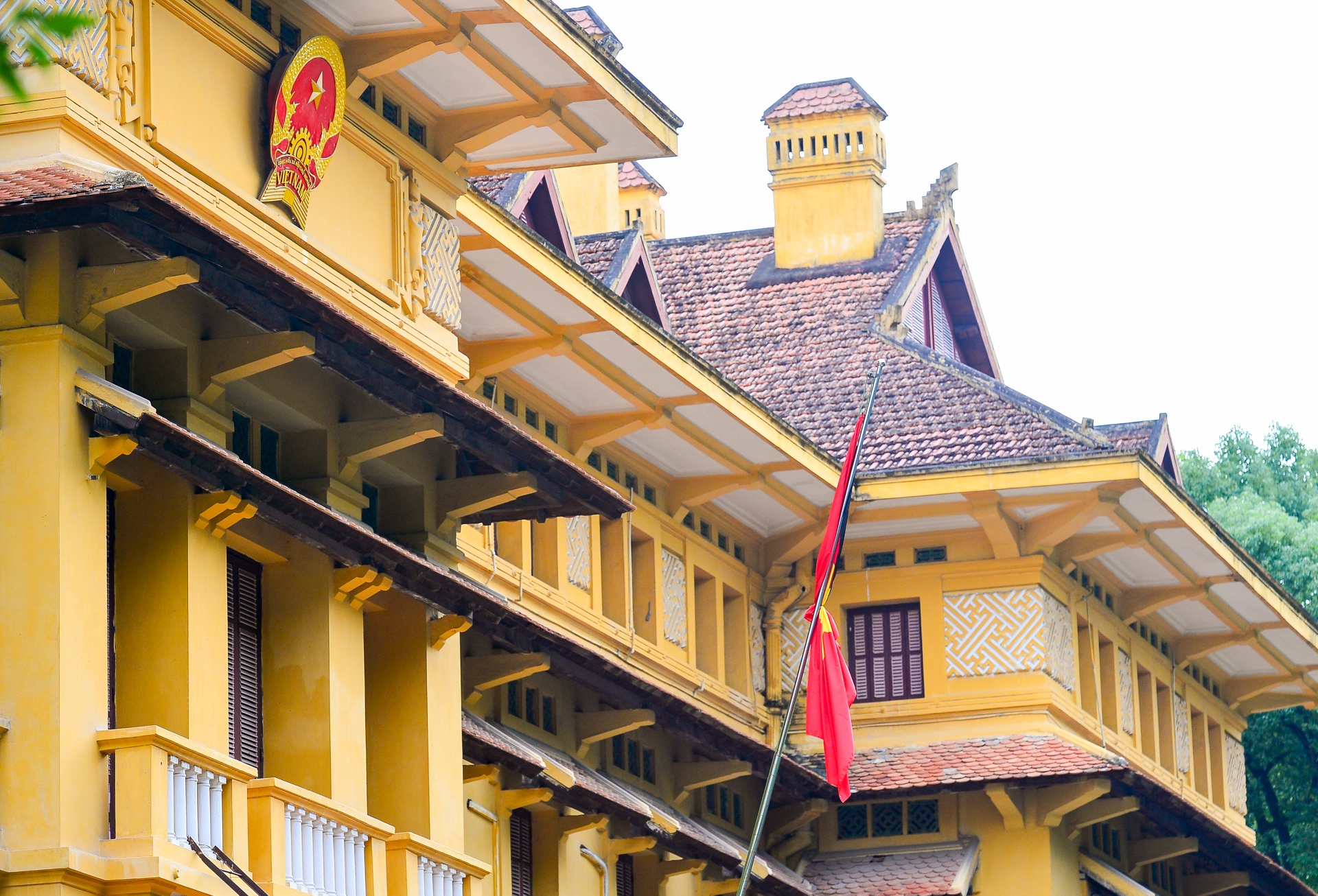 Lễ thượng cờ rủ quốc tang Chủ tịch nước ảnh 10 Le thuong co ru quoc tang Chu tich nuoc anh 10