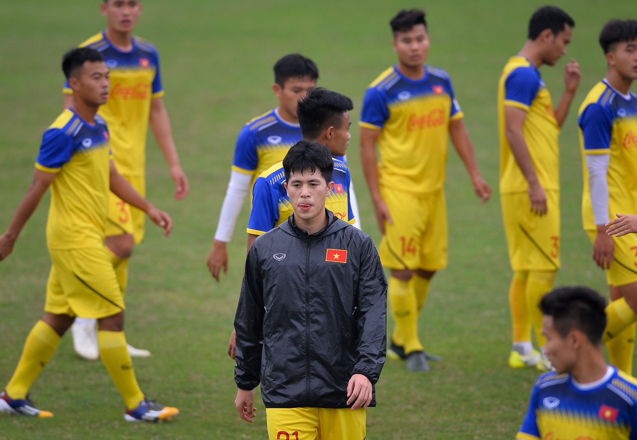 Dinh Trong tro lai,  U23 Viet Nam,  luc luong U23 Viet Nam anh 1