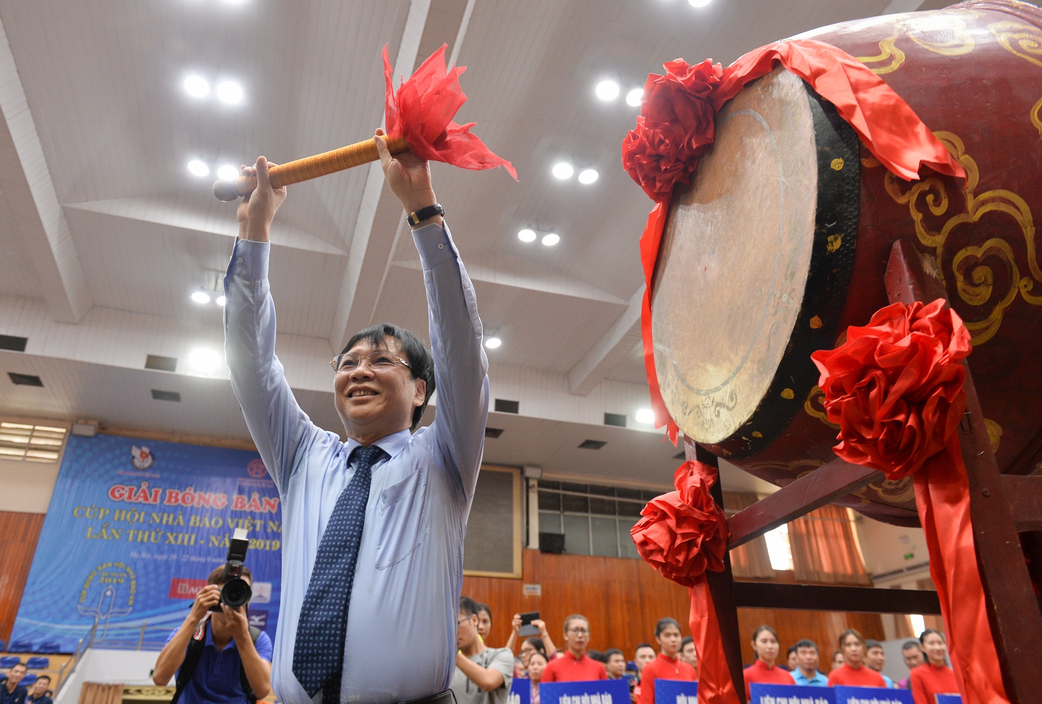 giai bong ban Cup Hoi Nha bao Viet Nam anh 2