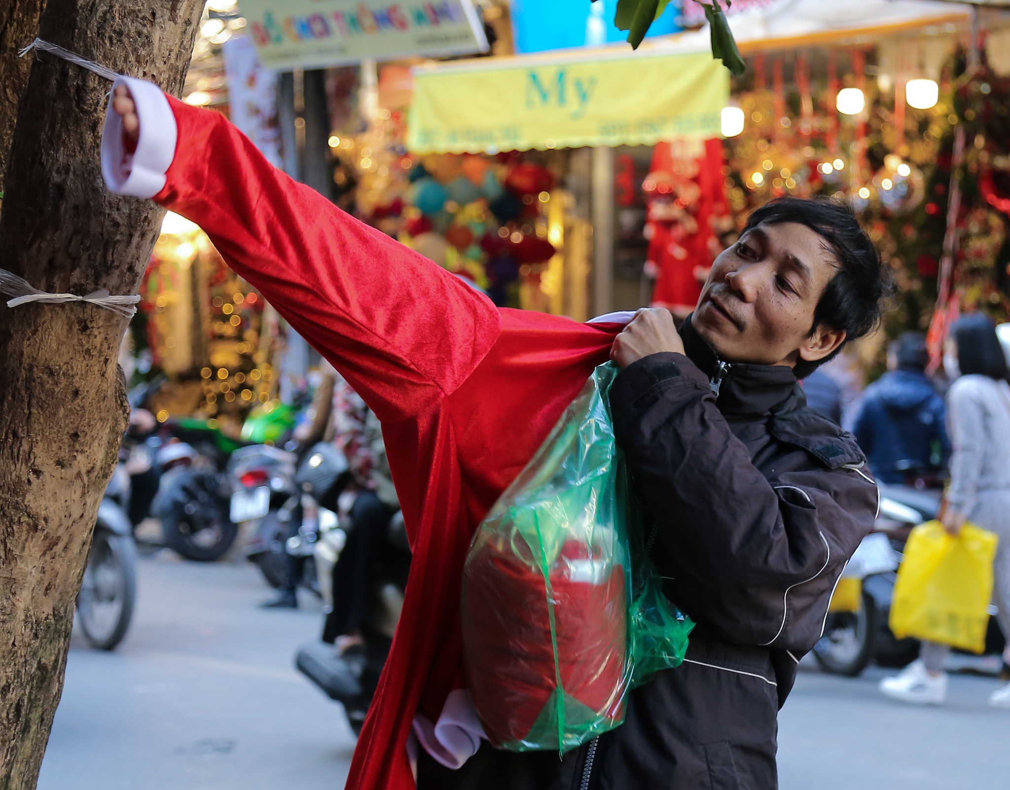 giang sinh o Hang Ma anh 6