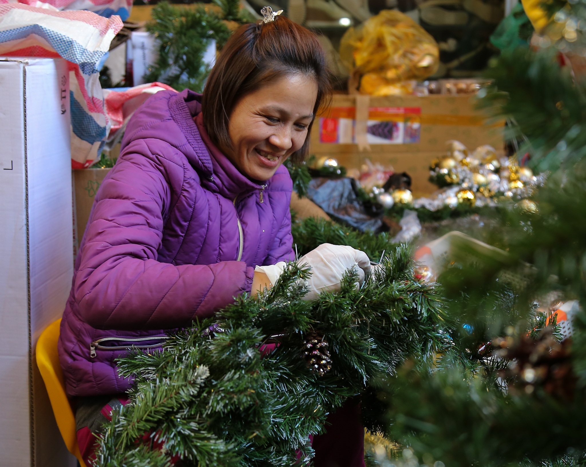 giang sinh o Hang Ma anh 12