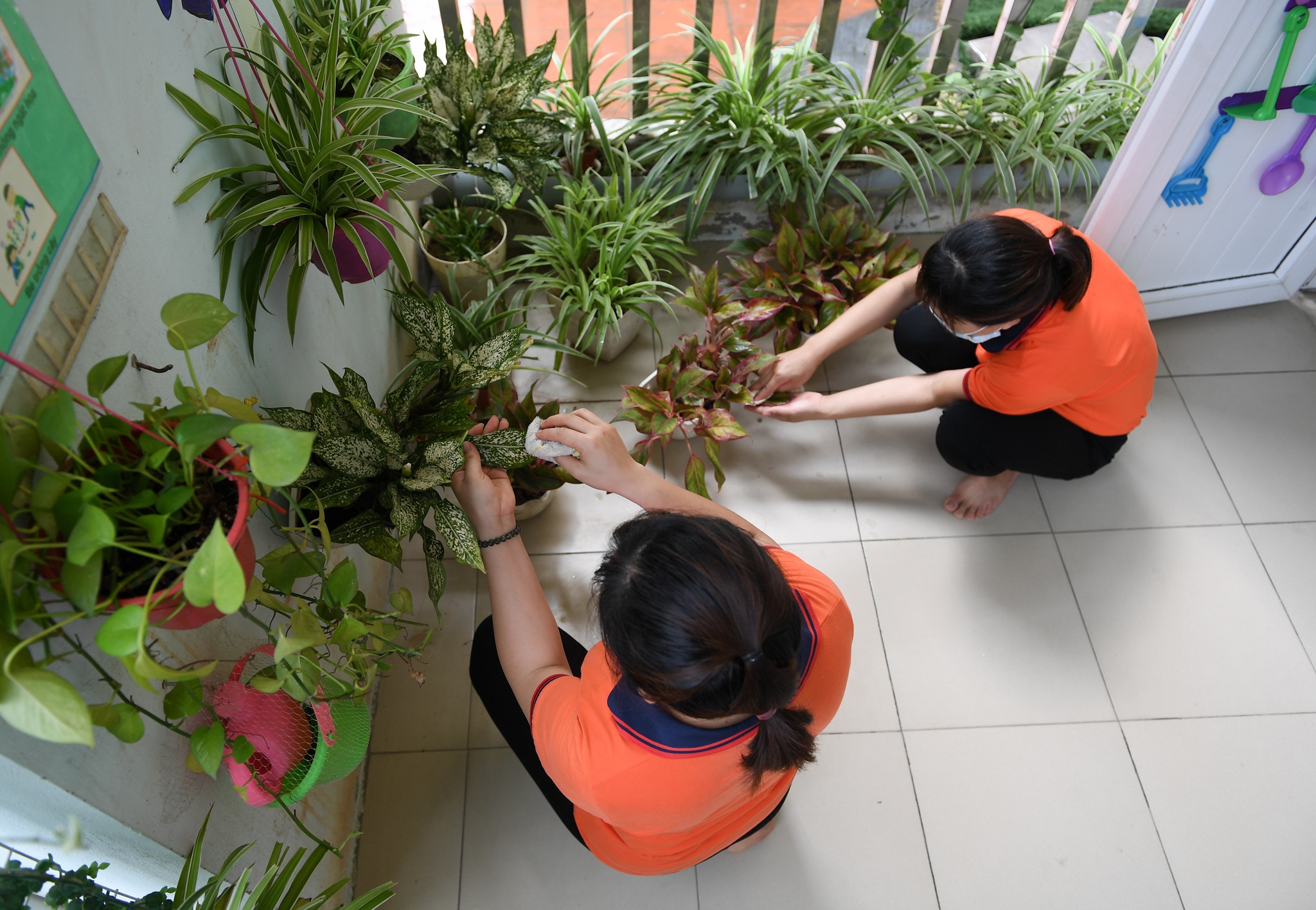 trường mầm non chuẩn bị đón học sinh ảnh 6 truong mam non chuan bi don hoc sinh anh 6