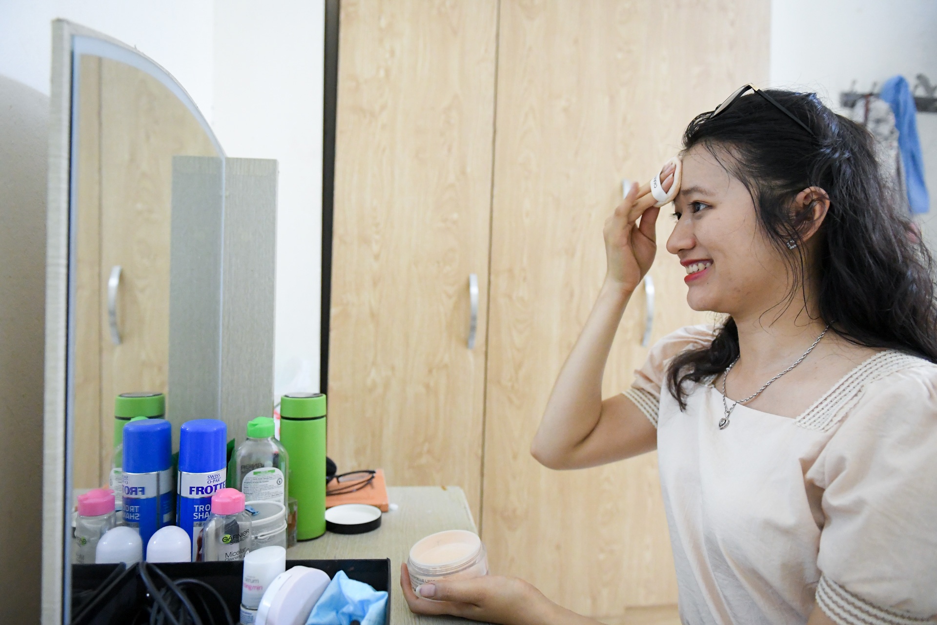 nu sinh tung mac Covid-19 anh 9