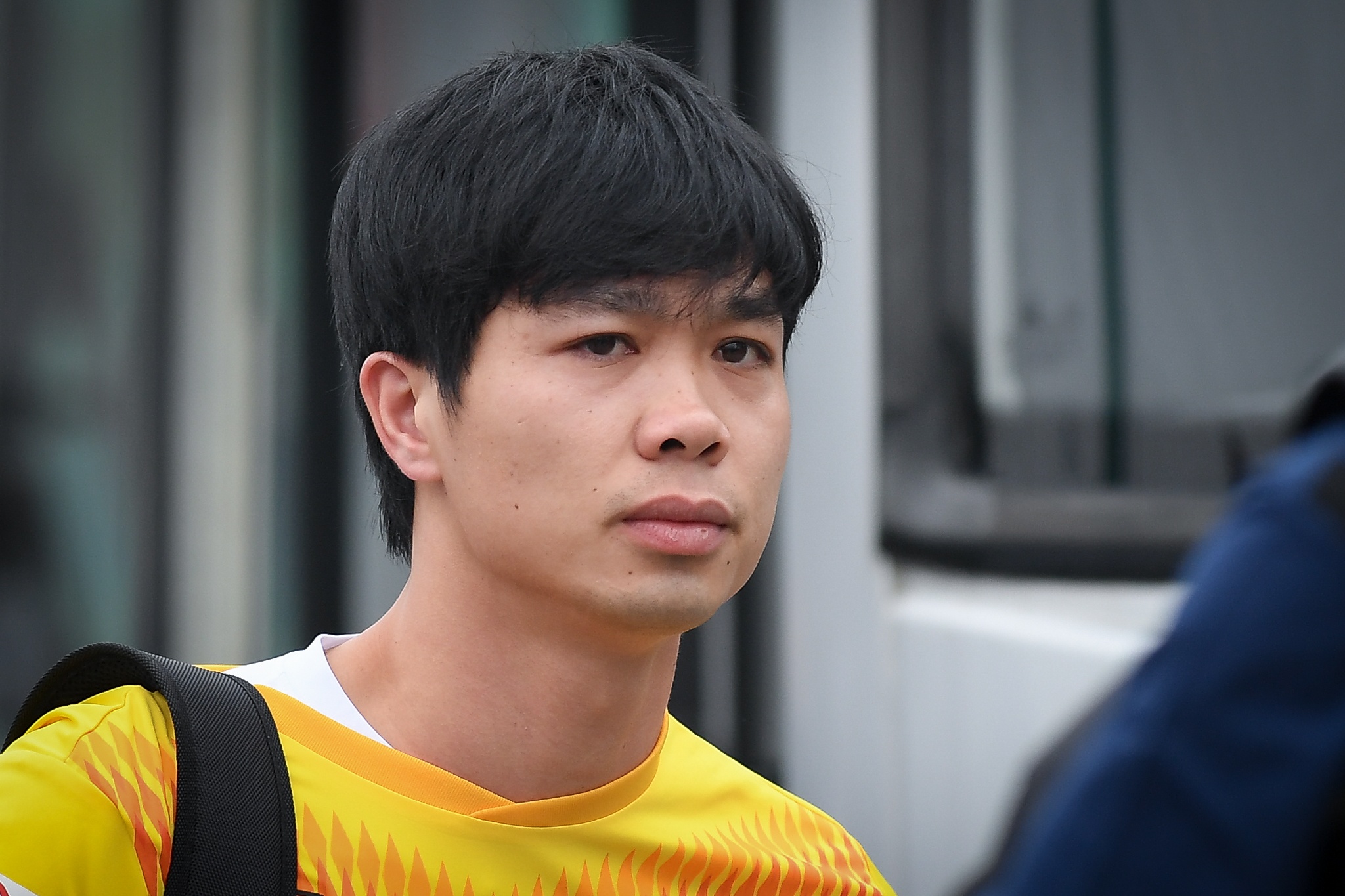 Cong Phuong tap trung cung doi tuyen sau dam cuoi hinh anh