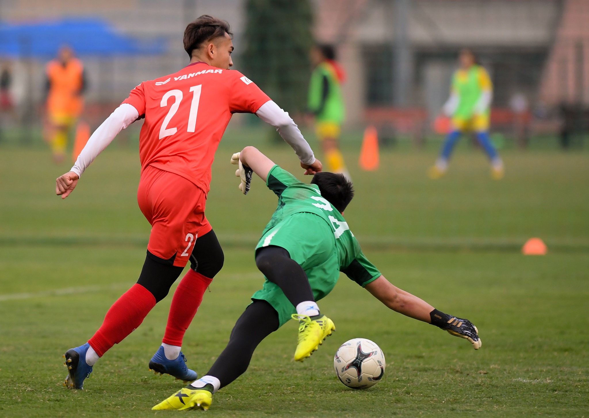 thay Park chi dao ca 2 doi tuyen anh 9