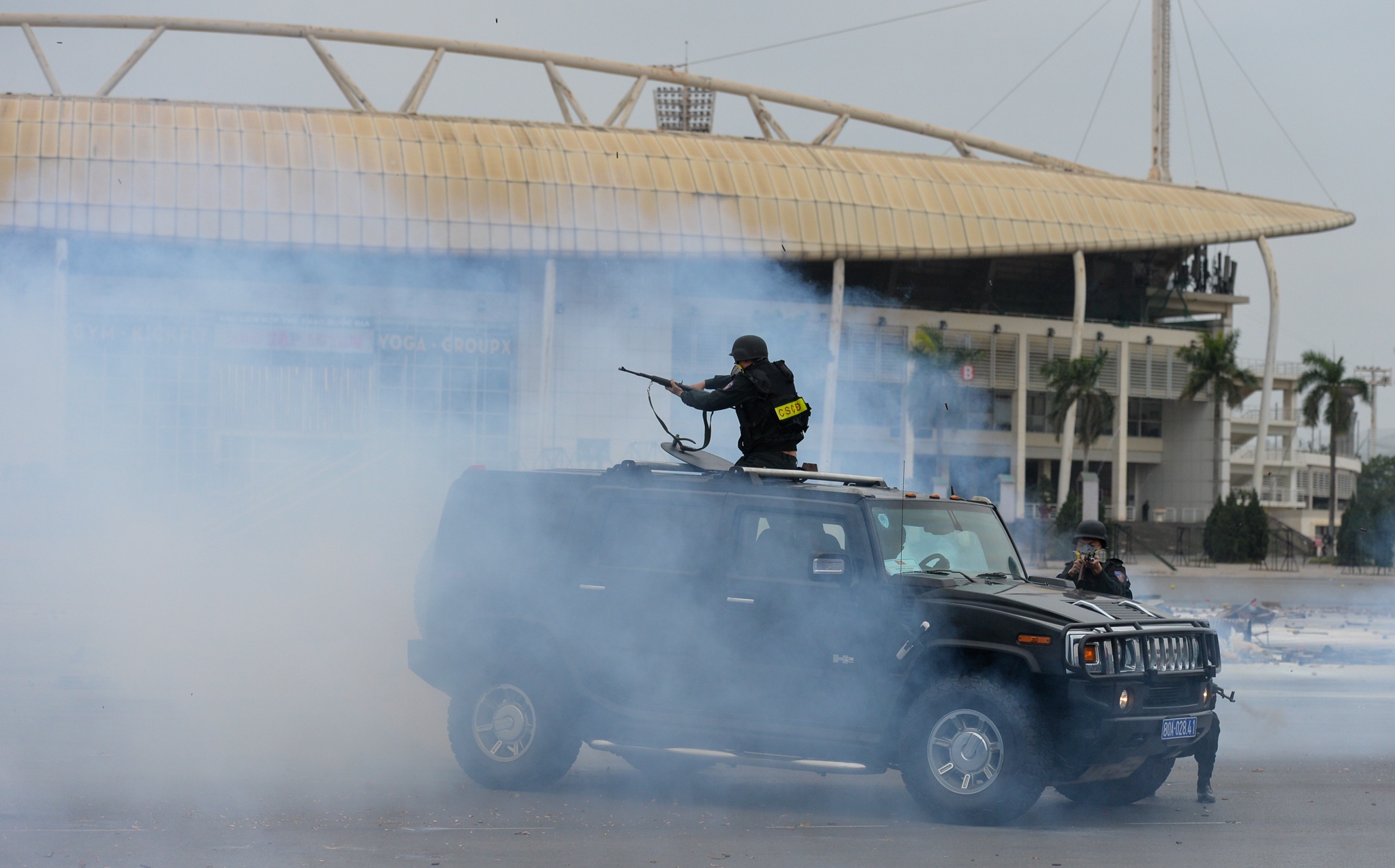 Xuat quan bao ve Dai hoi Dang toan quoc anh 30