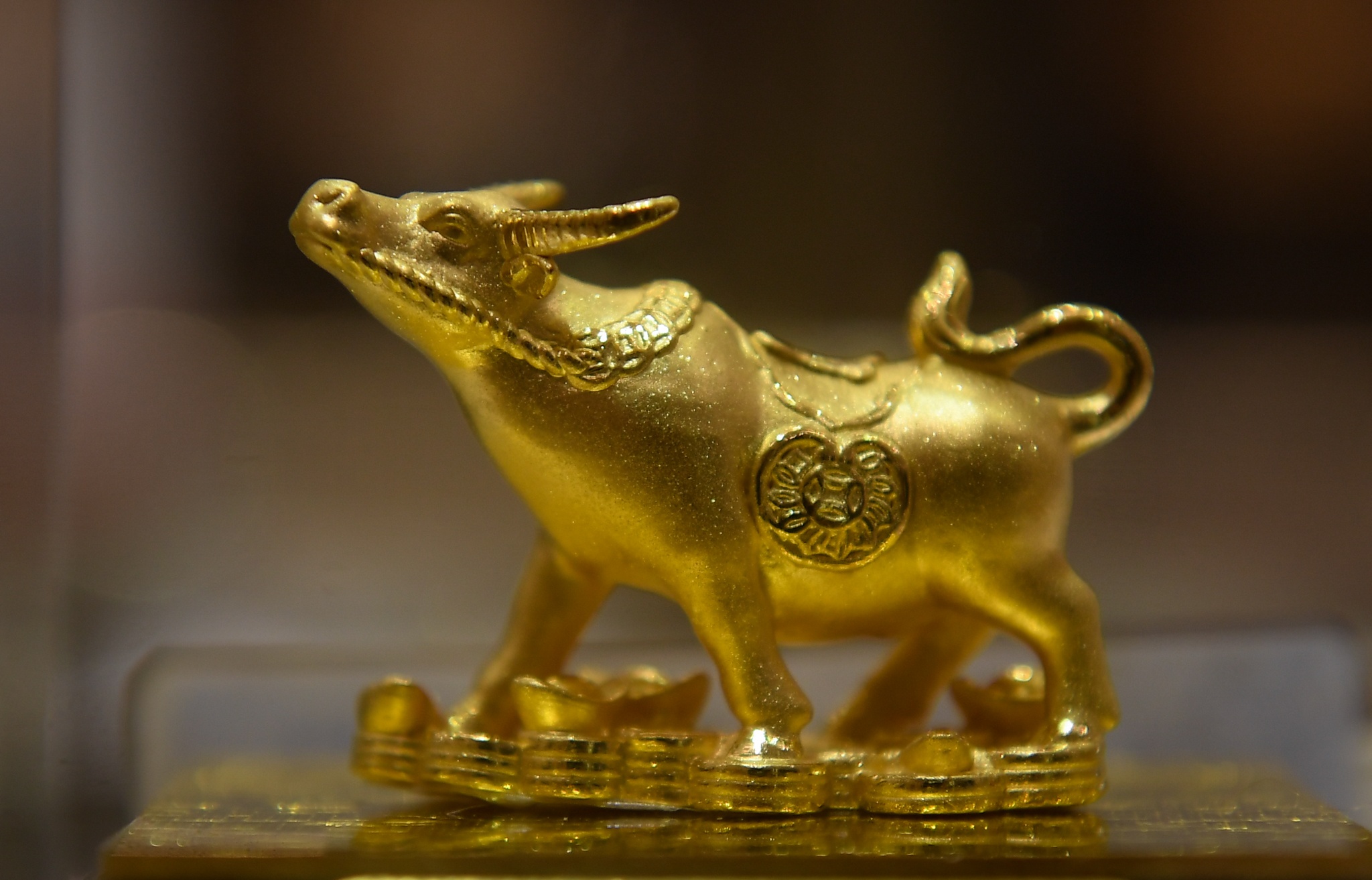 Trau vang 9999 tran ngap thi truong truoc ngay via Than Tai hinh anh