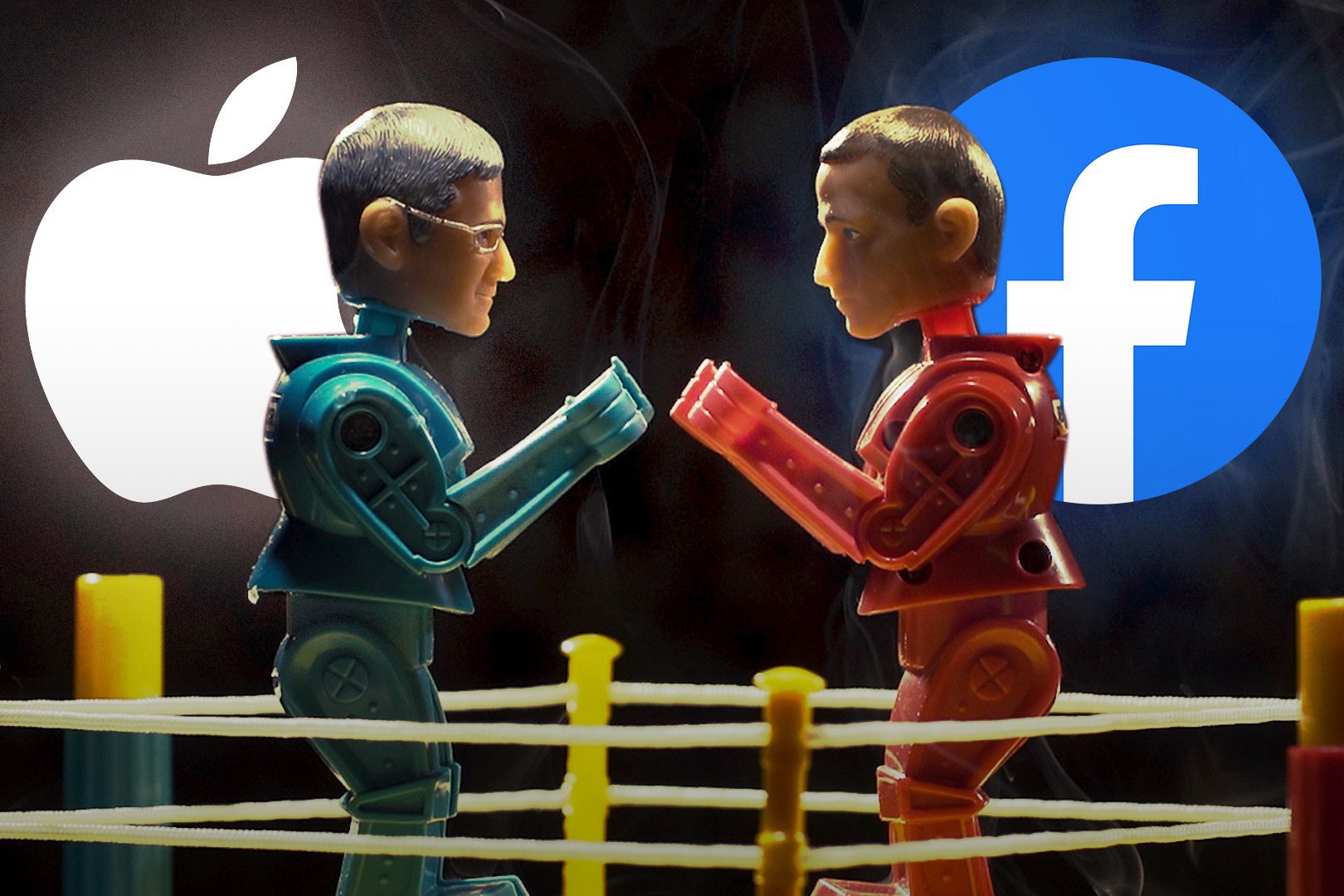 Mark Zuckerberg khang dinh dang doi dau voi Apple hinh anh