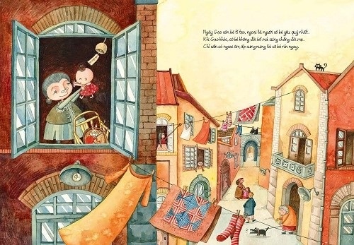 Ba ngoai toi bien thanh bup be nho hinh anh