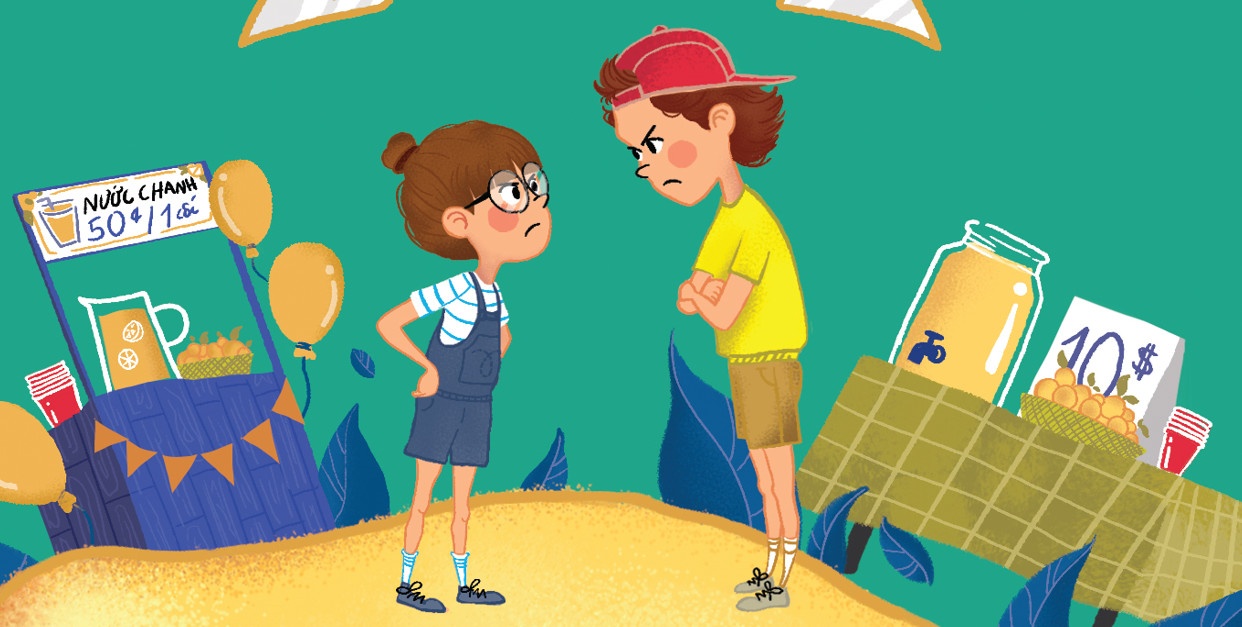 Cuoc dau khau cua hai anh em trong ngay he nong nuc hinh anh