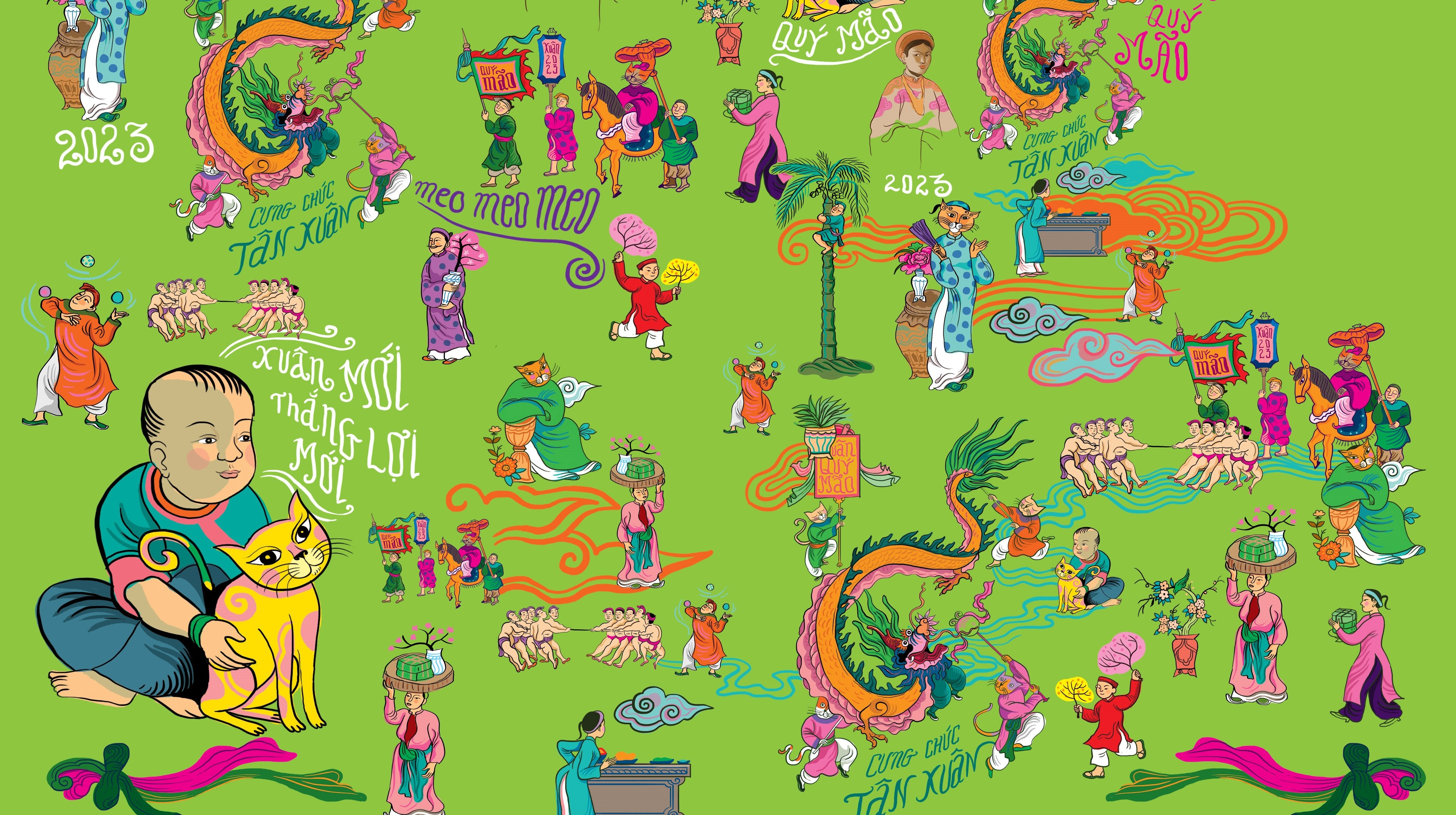 Minh hoa sach Tet anh 1