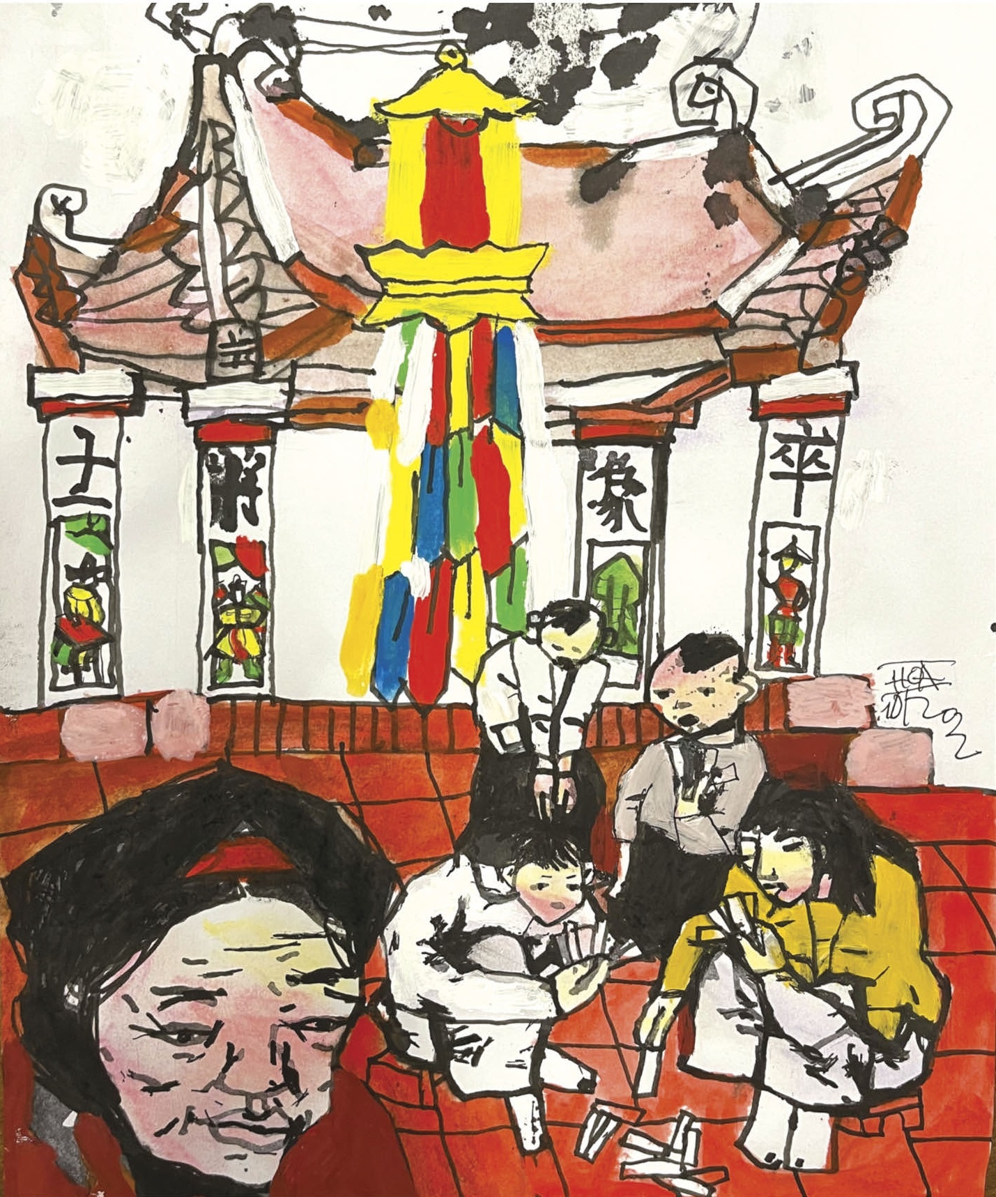 tranh ngay tet anh 1