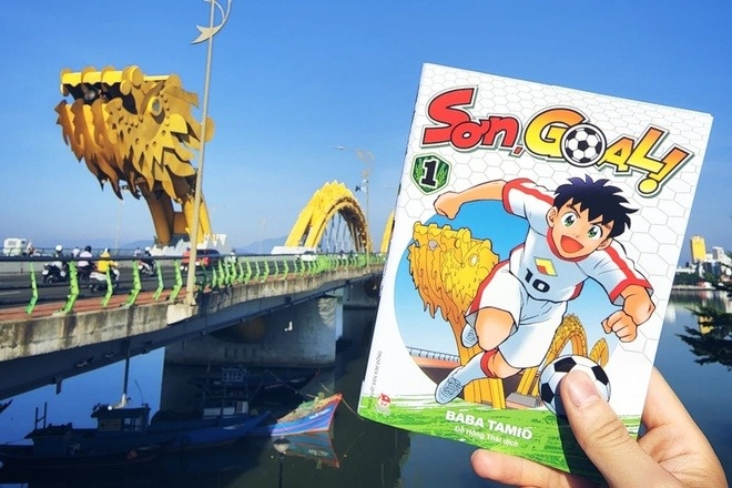 Du an truyen tranh ve bong da do Viet - Nhat hop tac hinh anh