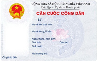 Bo Cong an gioi thieu mau the can cuoc cong dan hinh anh